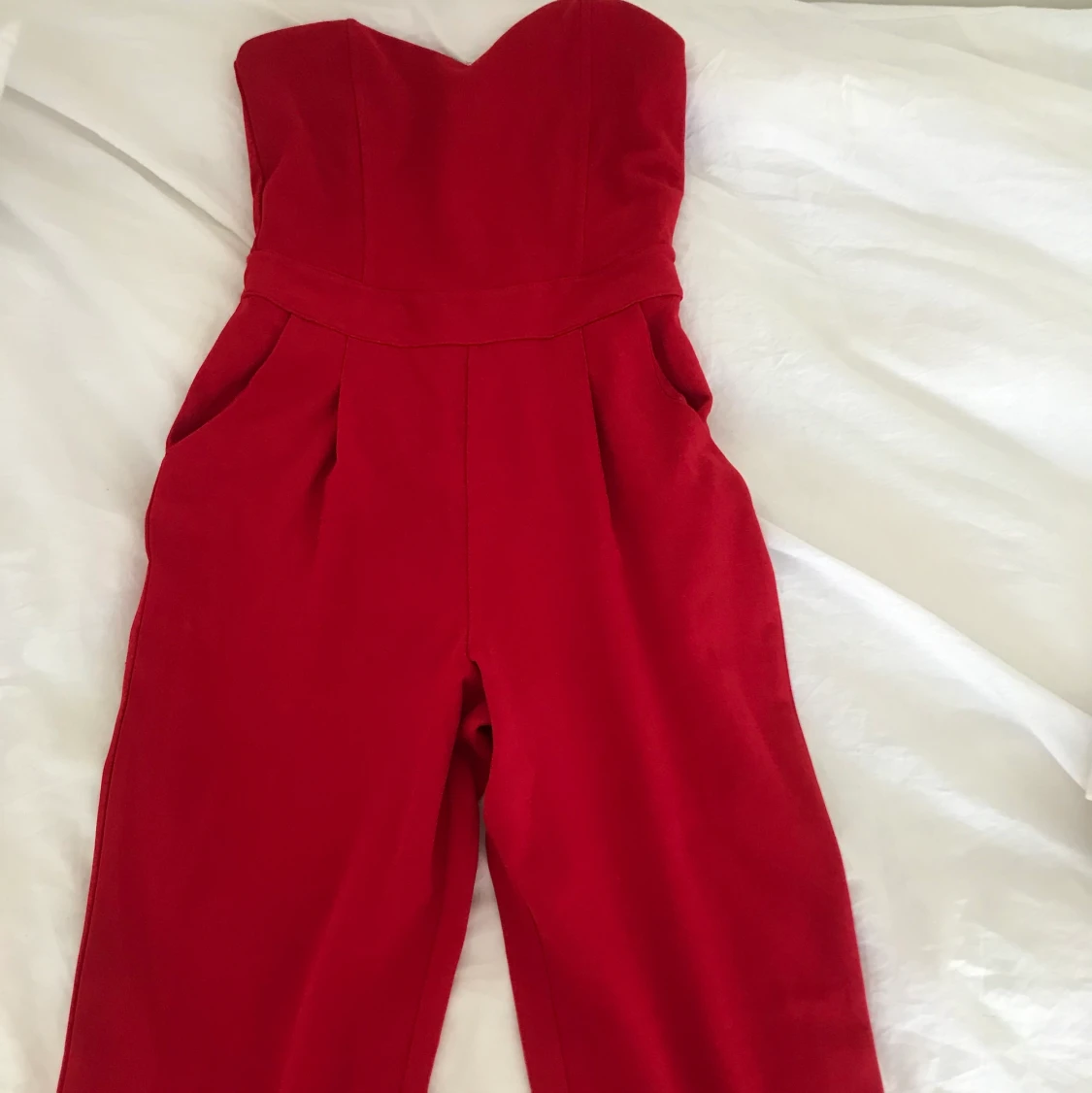 Röd jumpsuit - 90