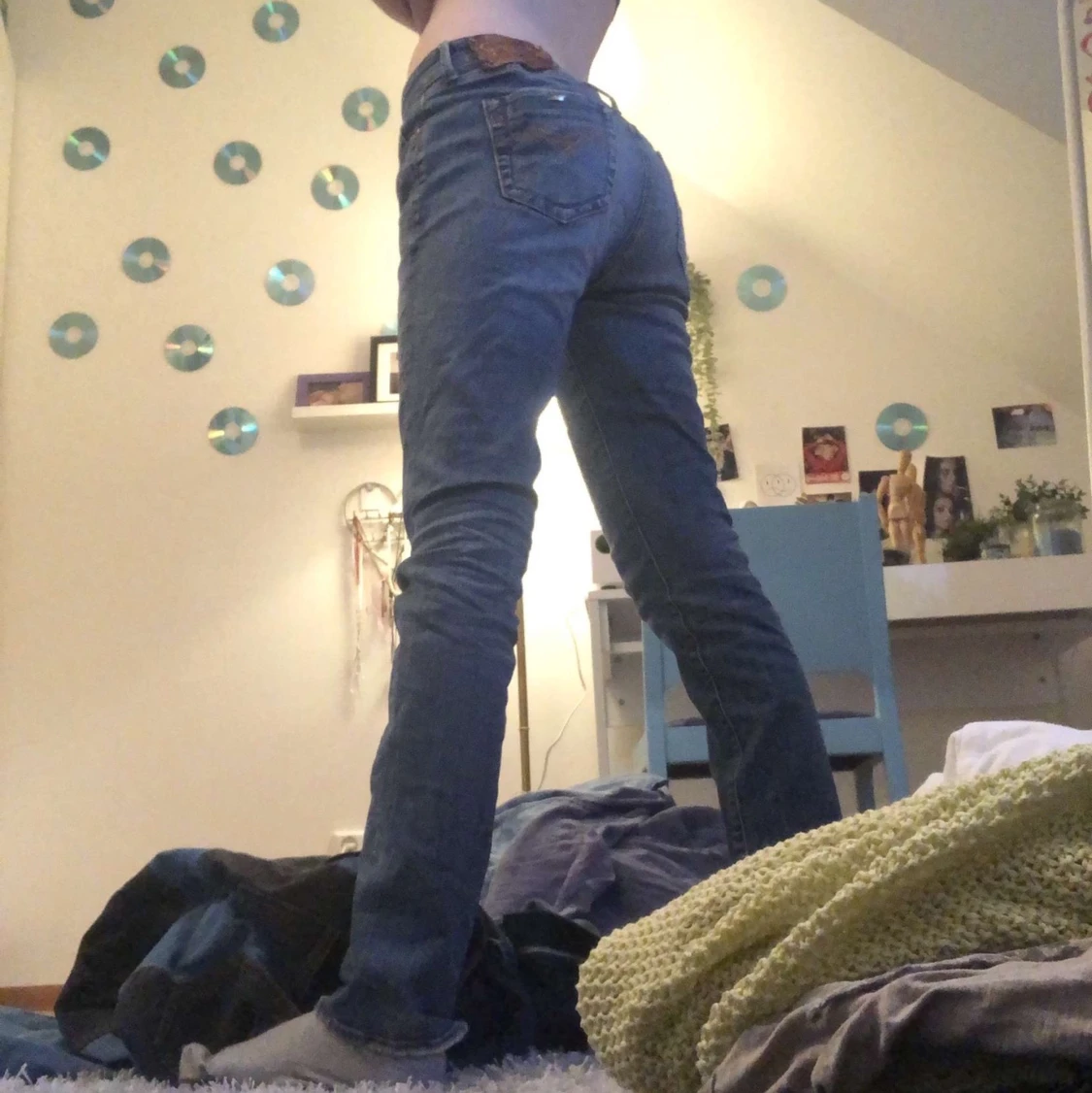 Perfekt lågmidjade jeans - 90