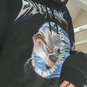 Hoodie  - En ganska använd hoodie som inte längre kommer till användning, inte så jätte tjockt material, buda om det är många som vill köpa, skriv också till mig om ni vill köpa.