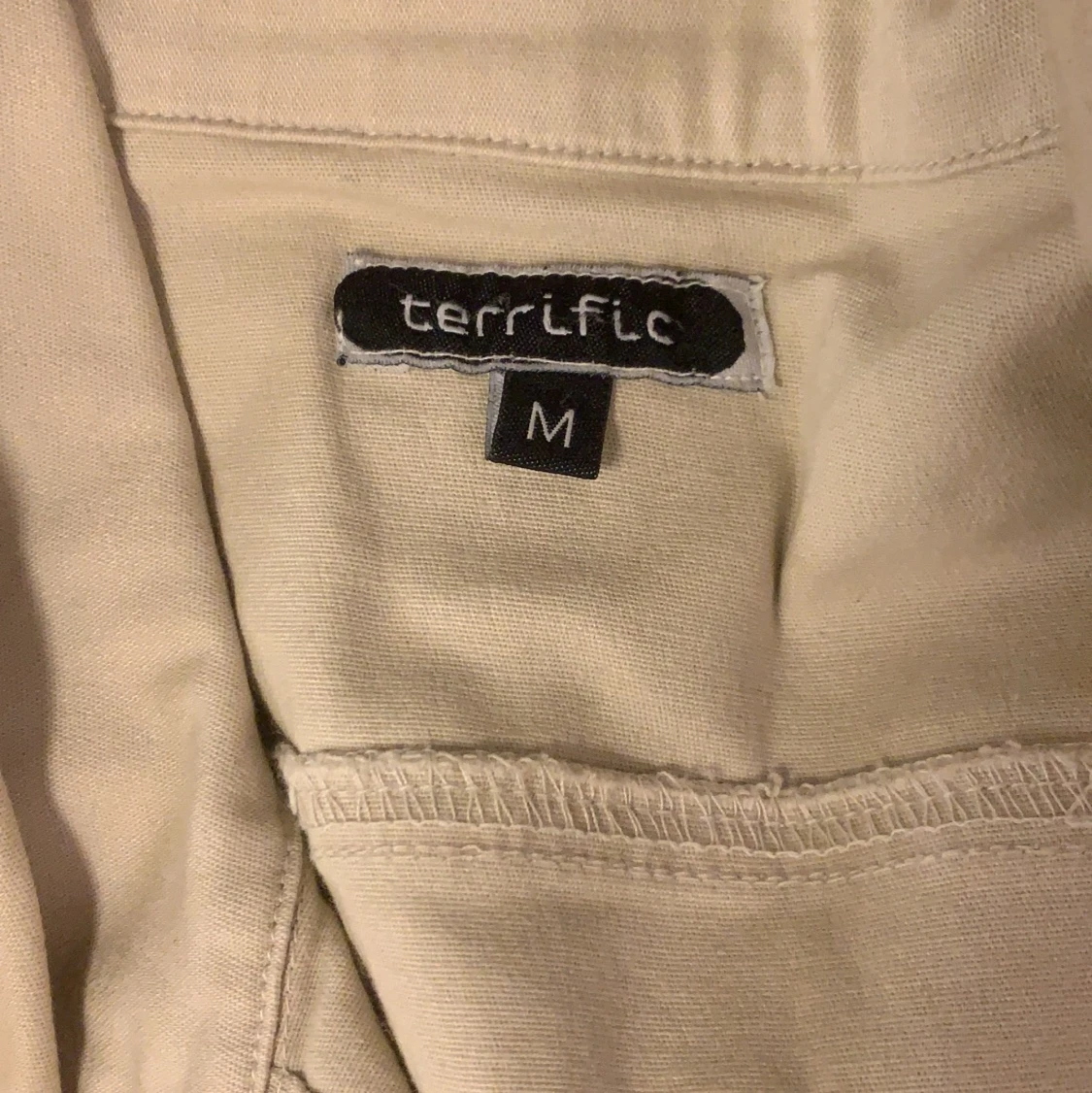 Jeans jacka beige  - 91