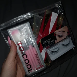 Smink kit - Smink kit, perfekt att ge som present/julklapp. Pris kan diskuteras vid snabb affär! Allt är givetvis oanvänt och innehåller: 5st sminkborstar, ögonfransar m. lim, läppsyl och ögonskugga från Estēē Lauder.