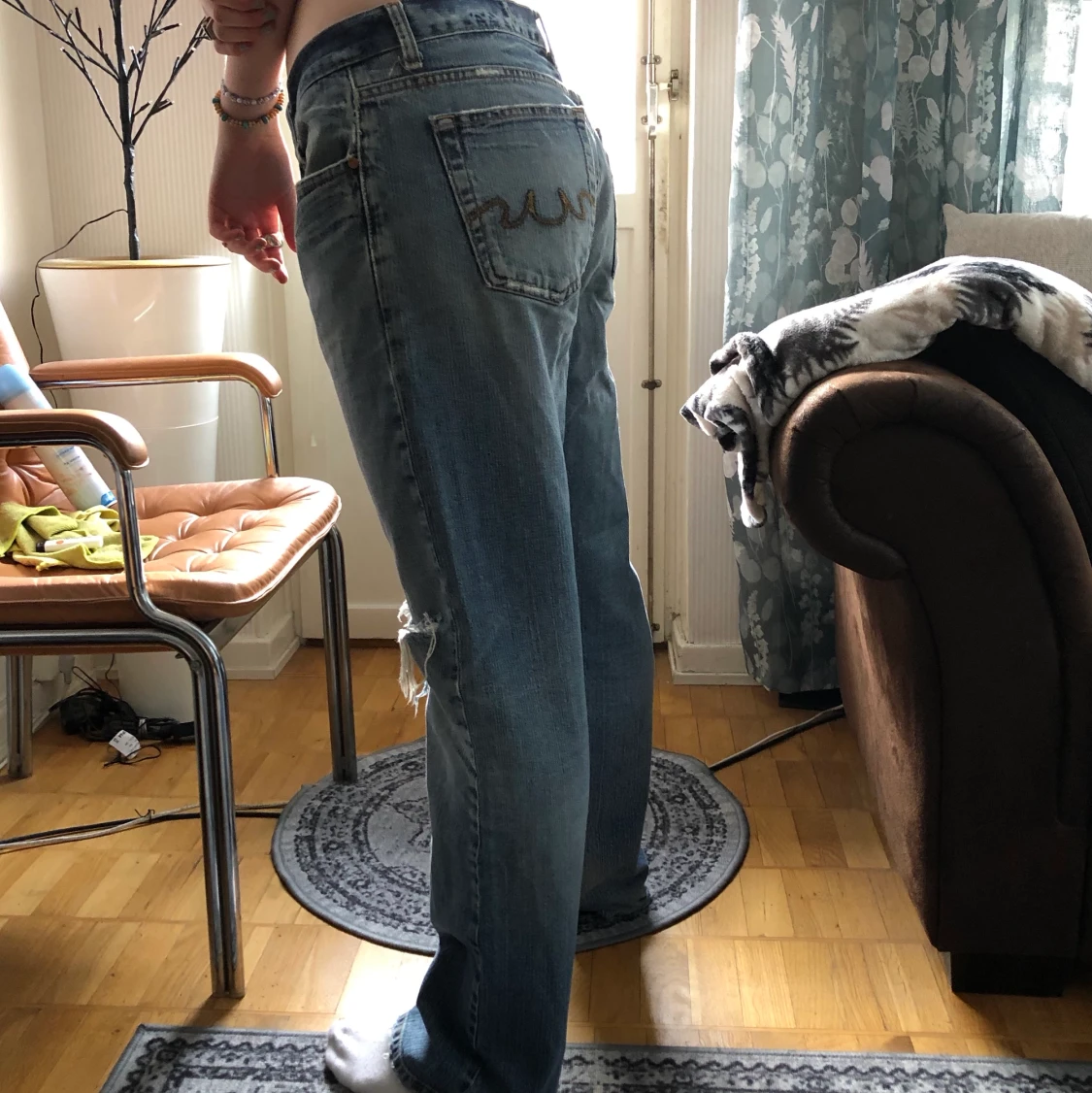 Lågmidjade jeans  - 91