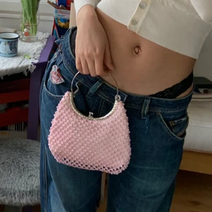 Vintage väska - Finn vintage pärlor väska💗💓💕
