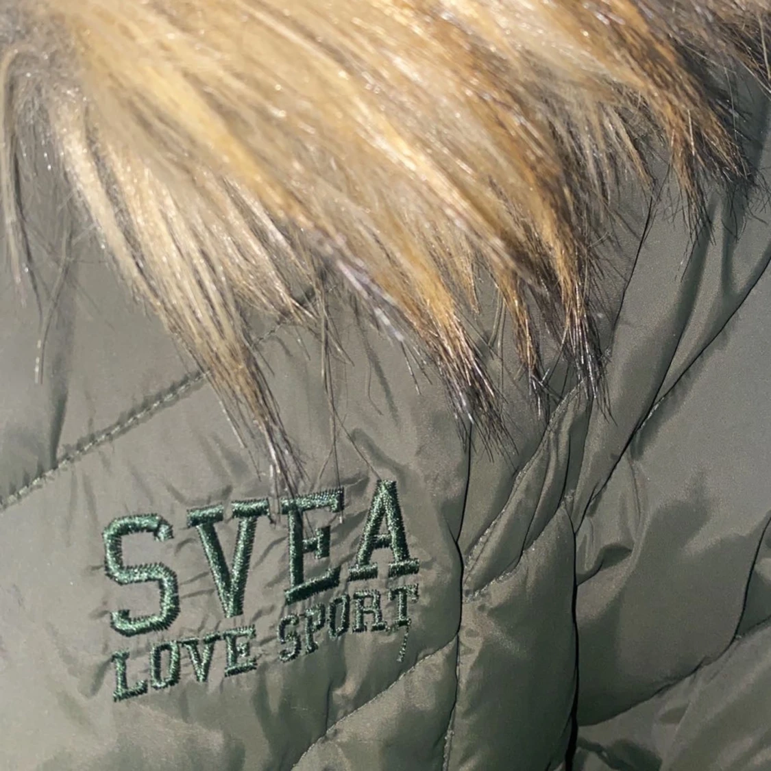 mörkgrön svea-jacka - 90