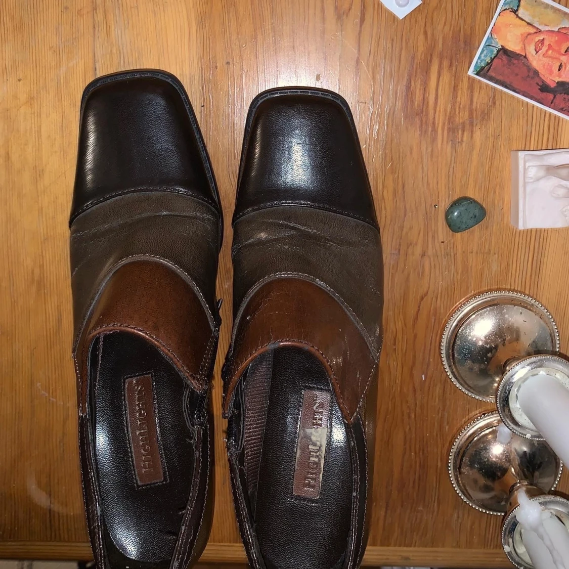 Bruna klack skor  - 90