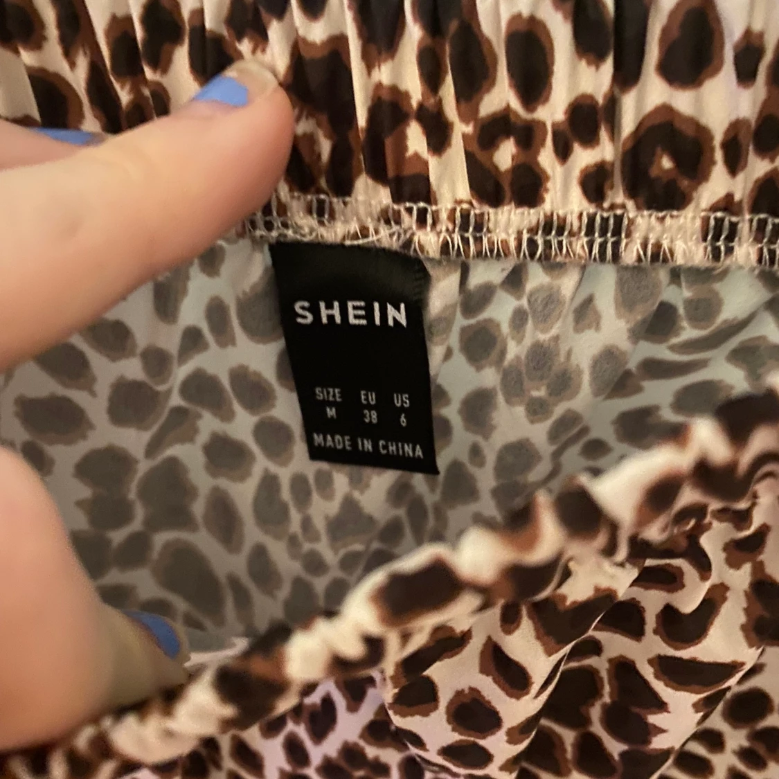 Leopardmönstrad kjol - 90