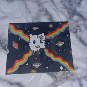 Tavla - Jag säljer denna tavlan som jag har gjort.Tavlan är i bra skick❤