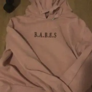 Säljer nu min fina rosa hoodie med märket ”babes” på från hm som aldrig kommer till användning. Använd några gånger men är i ny skick. Strl S men passar även xxs-xs. 🤍 frakt är inräknat i priset