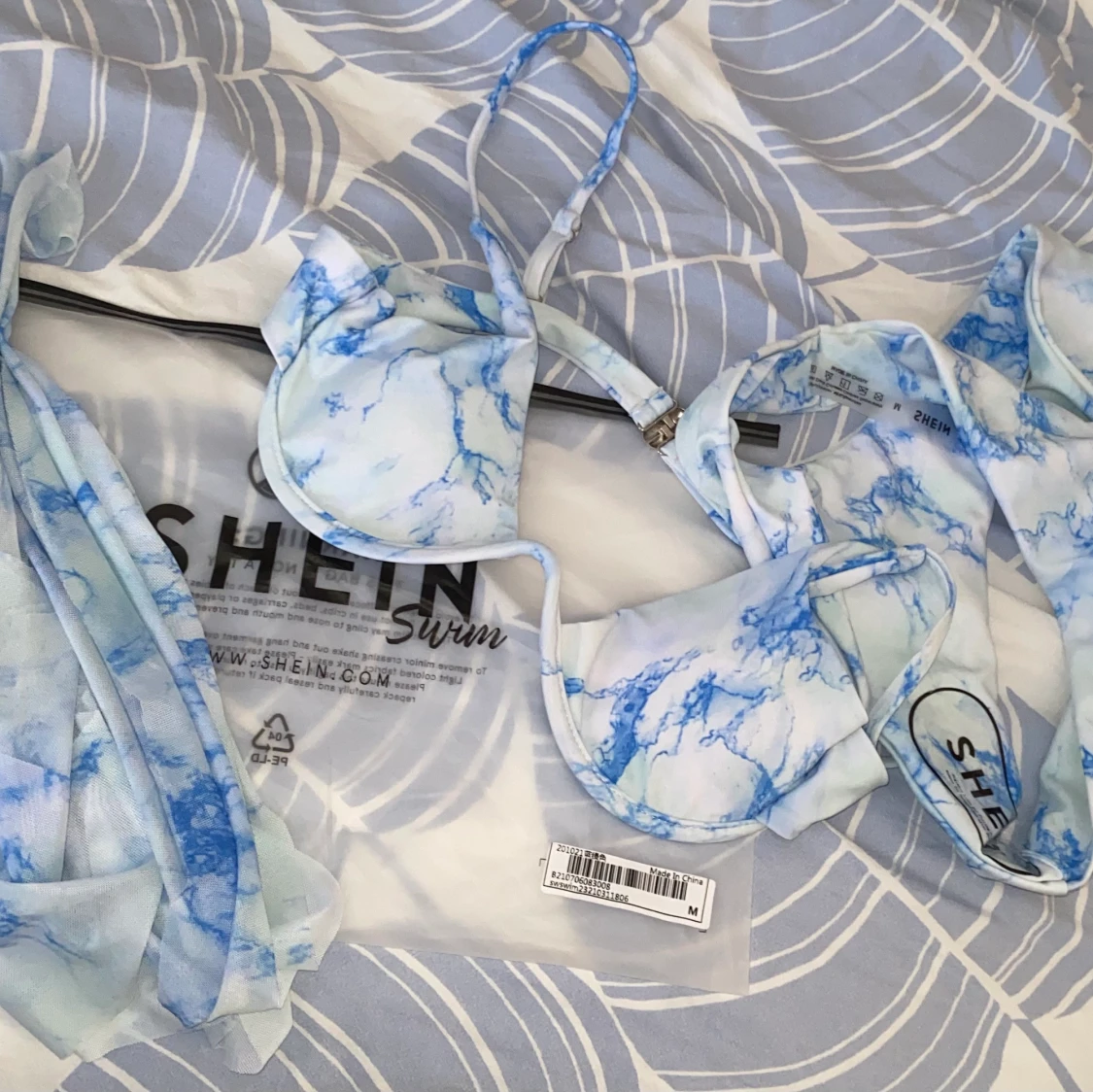 Helt Ny marmor bikini från Shein - 91