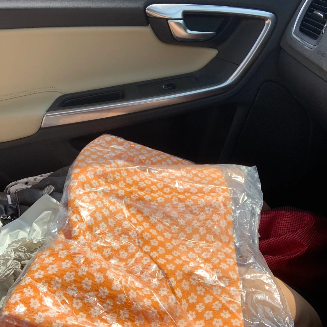 Orange klänning - 91