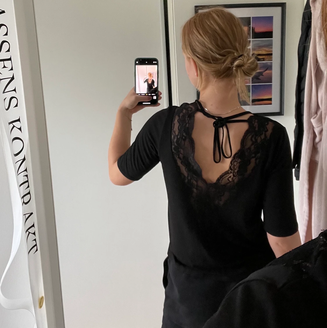 Svart Tshirt/ blus - 90