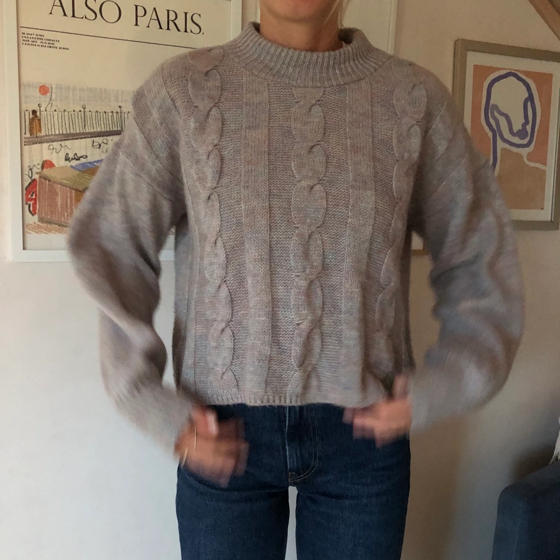 Stickad tröja  - 90