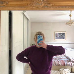 Mohair tröja - Mörklila mohair tröja från zara! Nästan oanvänd 🧚‍♀️🧚‍♀️