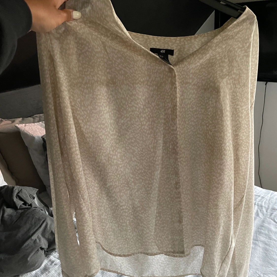 Beige sommarblus - 90