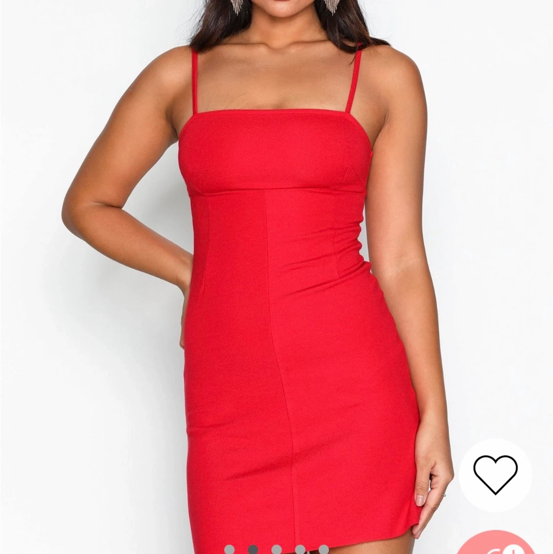 Röd NELLY klänning - 91