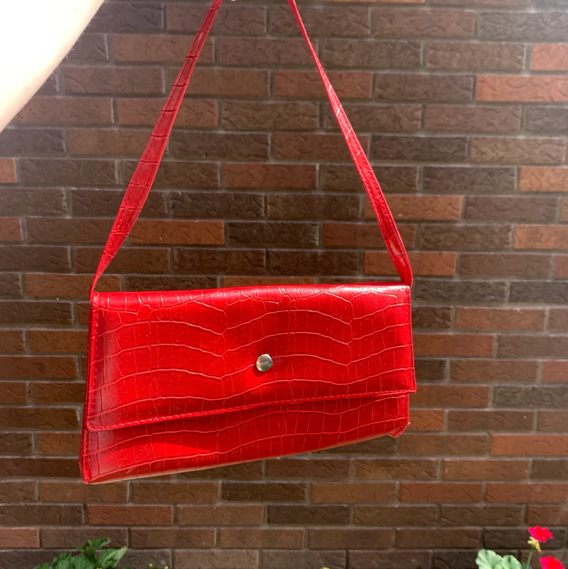 Röd kuvertväska - 90