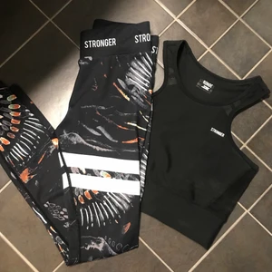 Stronger set - Byxor och top från stronger. Toppen är i storlek S, byxorna är Xs. Frakten är inräknat i priset (416kr). 