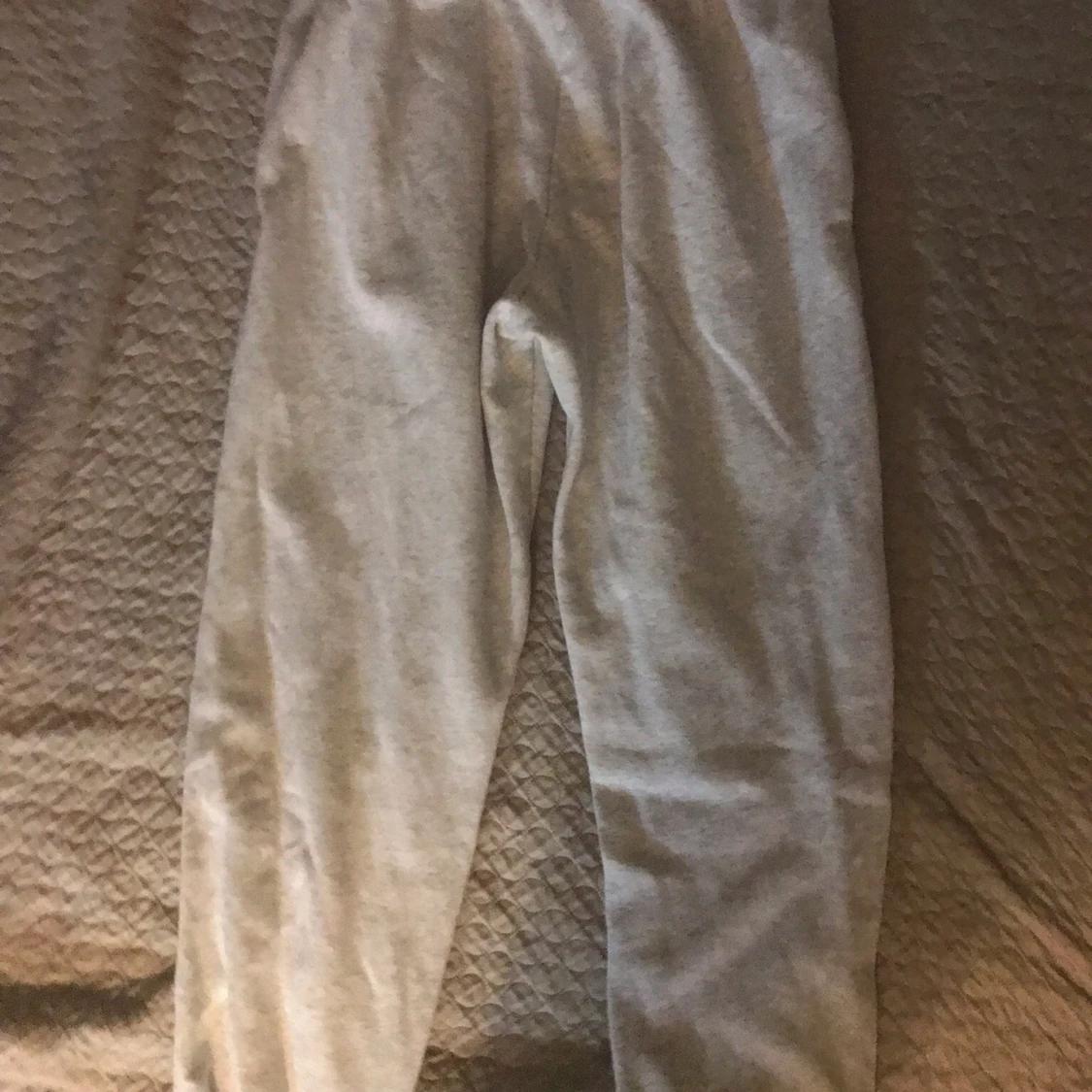 Vit/Ljus Grå Mjukis byxor  - 90