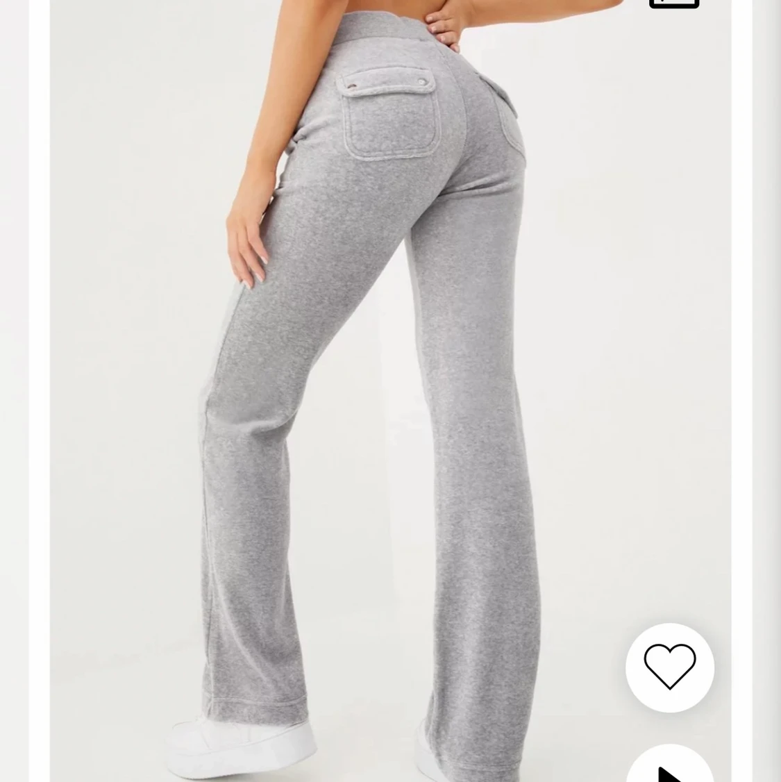 juicy byxor ljusgrå - 90