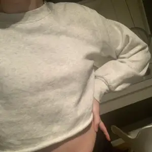 Jättefin grå cropped sweatshirt från H&M. Aldrig använd. 