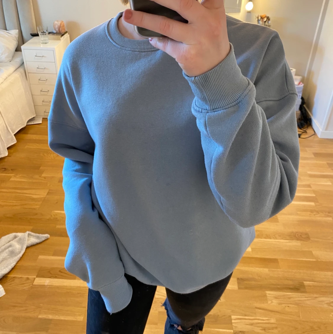 Blå tröja - 90