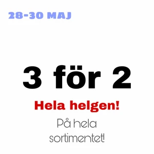 3 för 2 - Köp 3 plagg för kostanden av endast två plagg! Hör av er till mig vid frågor. Det här erbjudandet gäller endast den här helgen. Erbjudandet slutar gälla efter 21:00 på söndagen den 30 maj ⚠️
