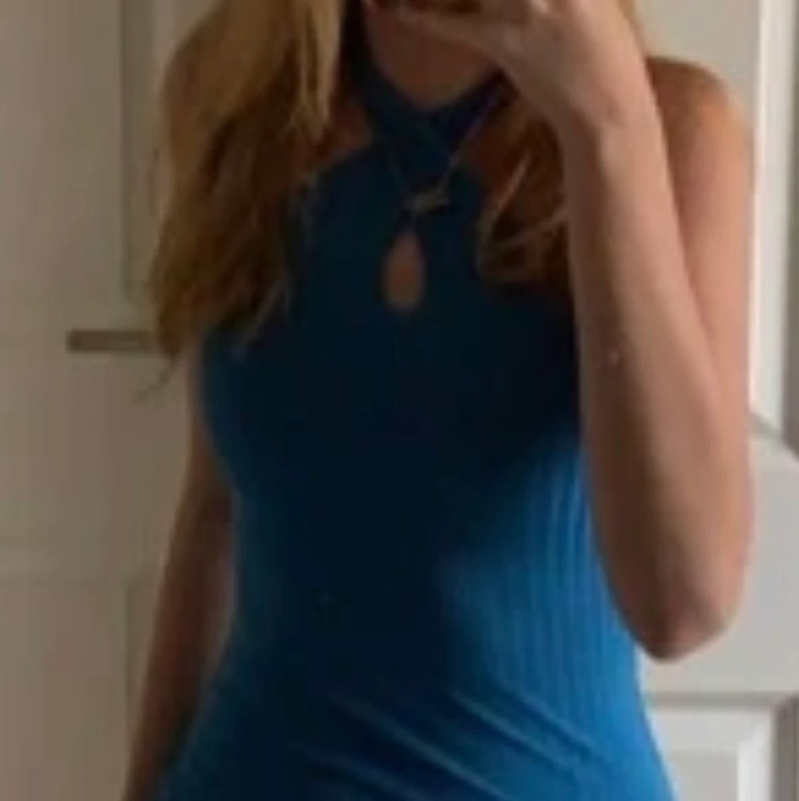 Blå klänning  - 90