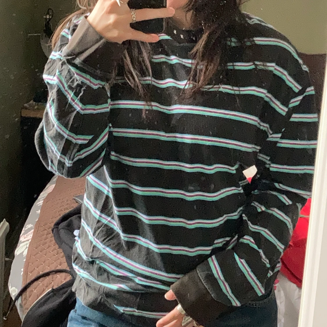 Unisex randing långärmad tröja - 91