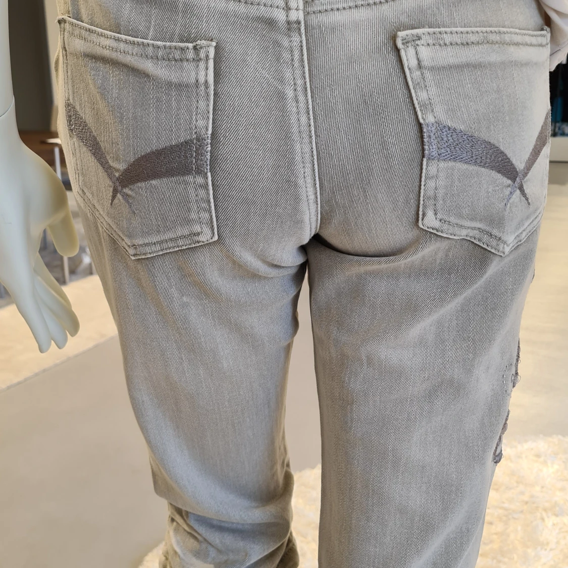 Jeans 5/8 dels längd - 90