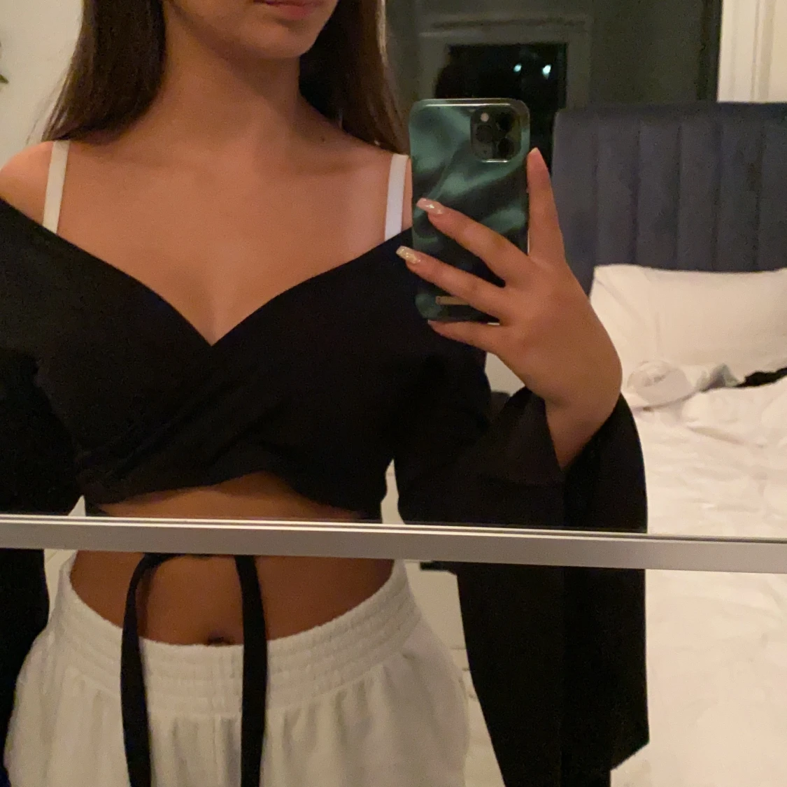 Svart fin blus  - 91