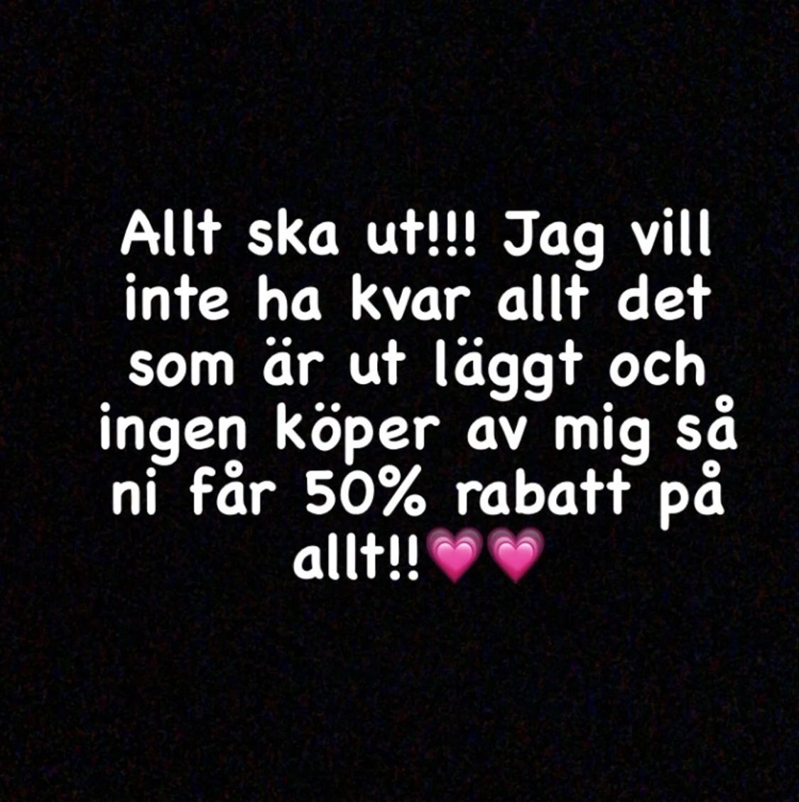 Allt ska ut!