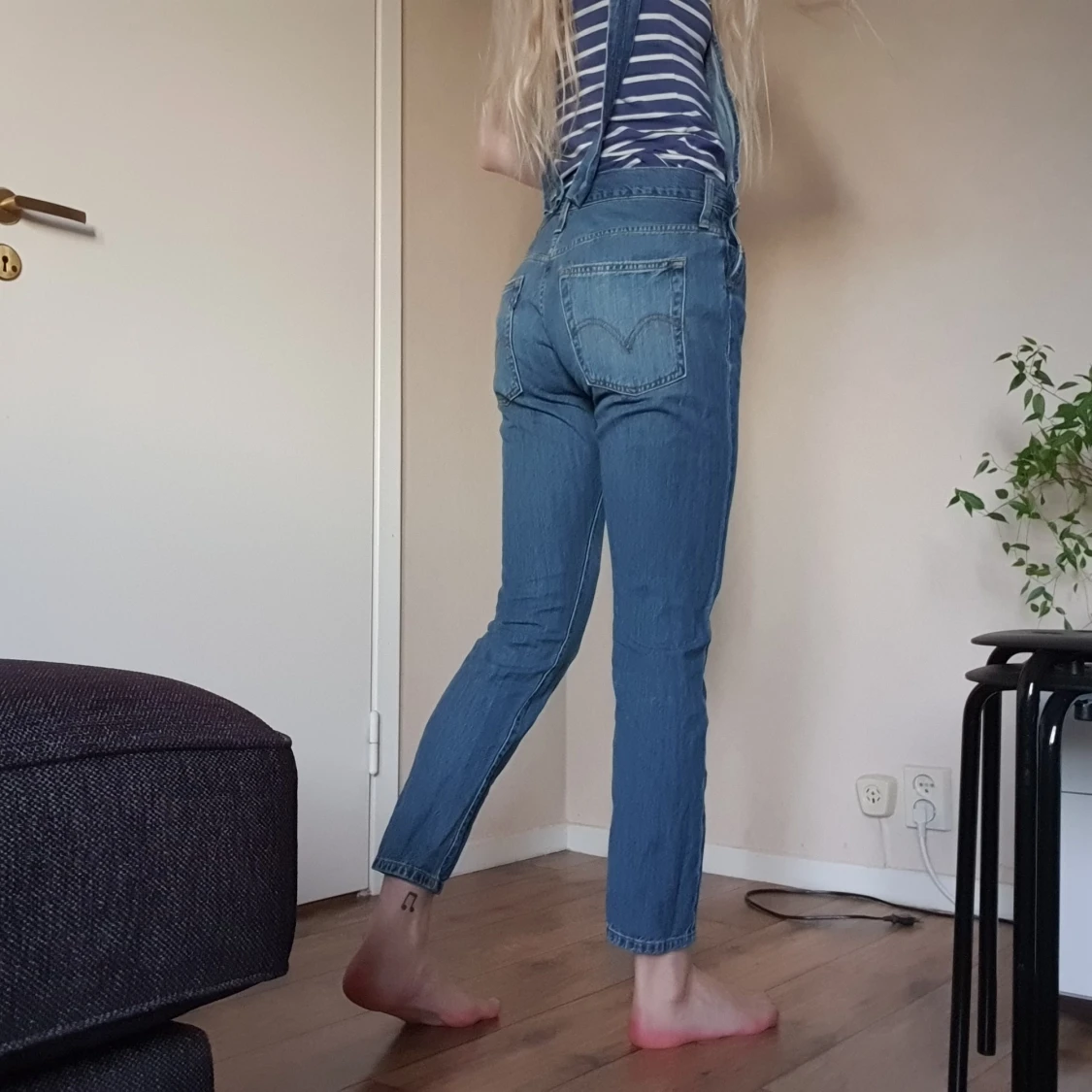 Levis hängselbyxor XXS (passar XS)  - 90