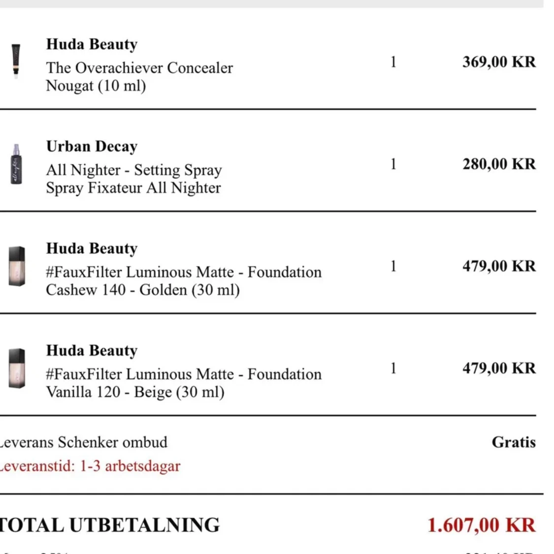 Huda Beauty fauxfilter luminous matte + concealer - 91