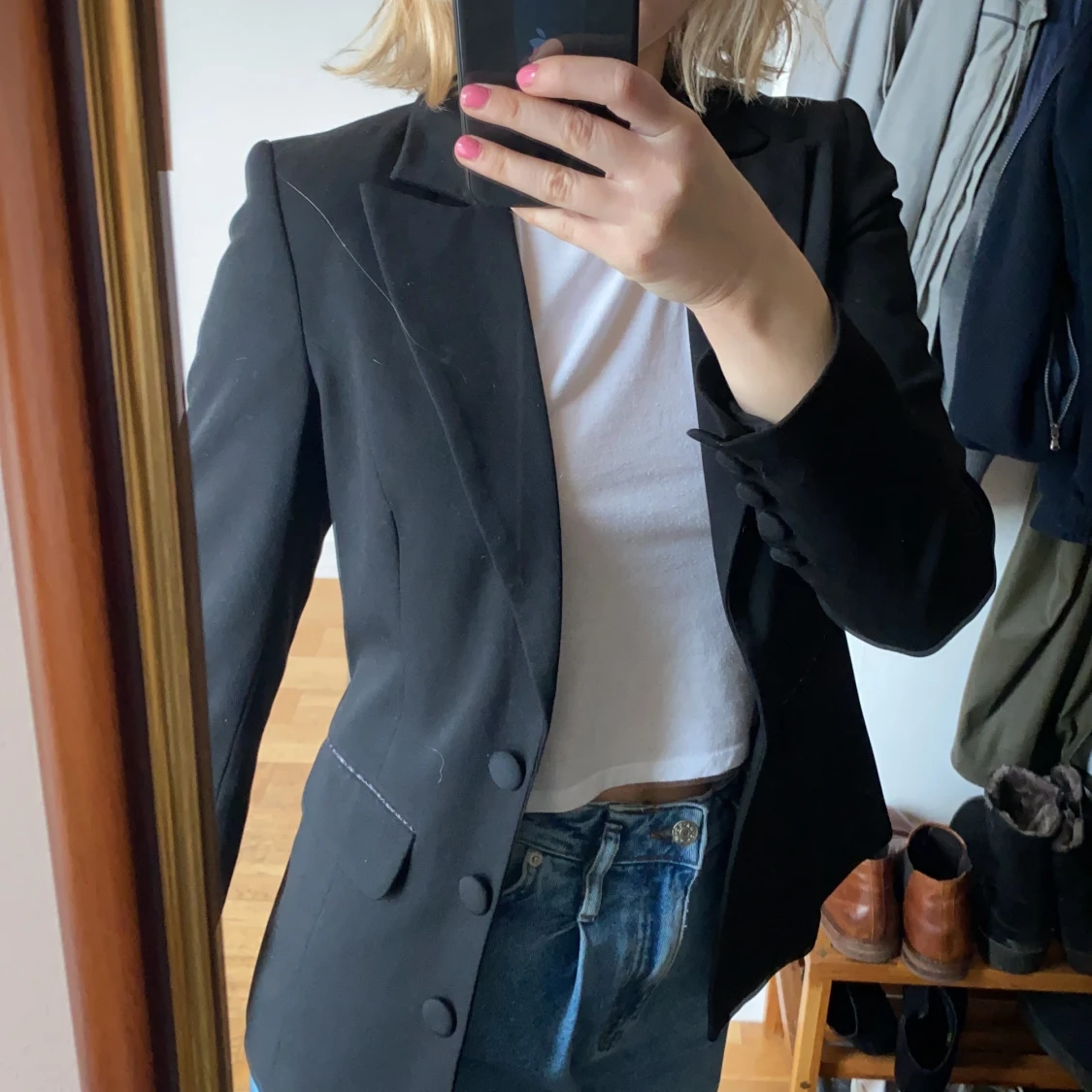 Svart blazer - GRATIS FRAKT - 91