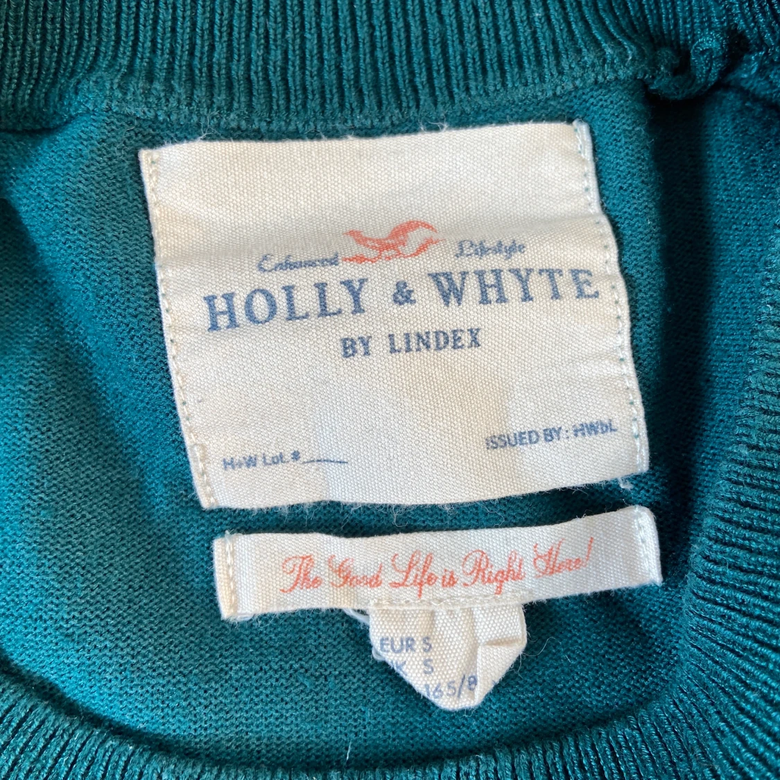 Grön stickad tröja - 91