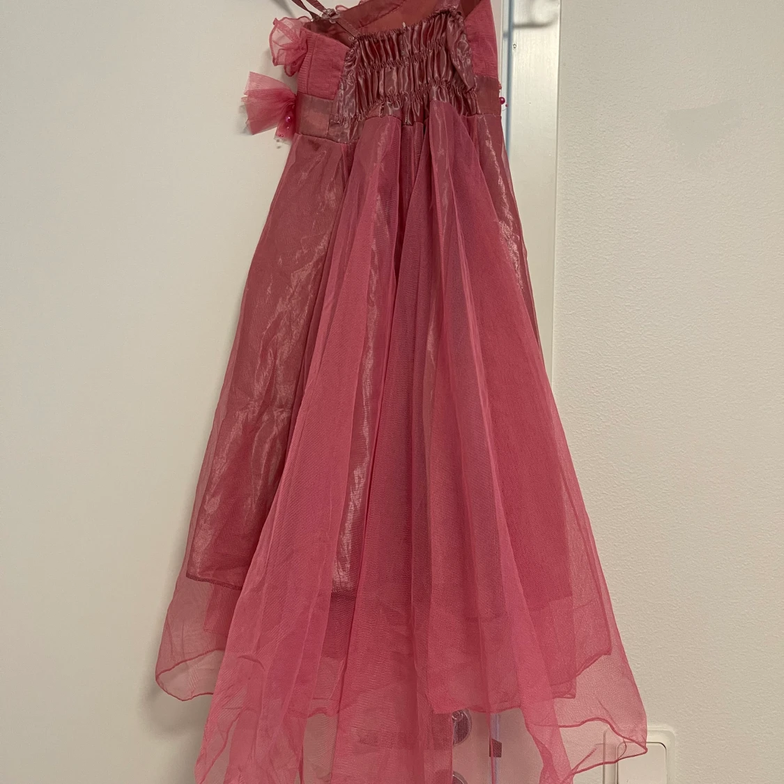 Dammrosa barnklänning  - 91