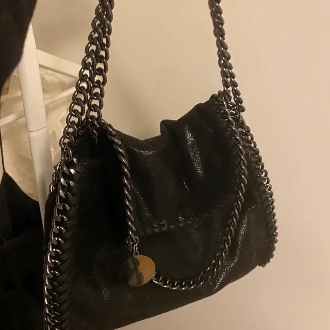 Svart Stella McCartney inspirerad väska