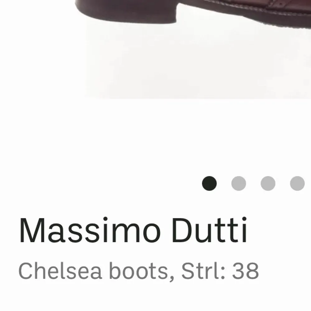 Supersnygga Massimo Dutti boots som tyvärr inte kommer till användning. Köpta från Sellpy nyligen men är använda vid Max 3 tillfällen. . Skor.