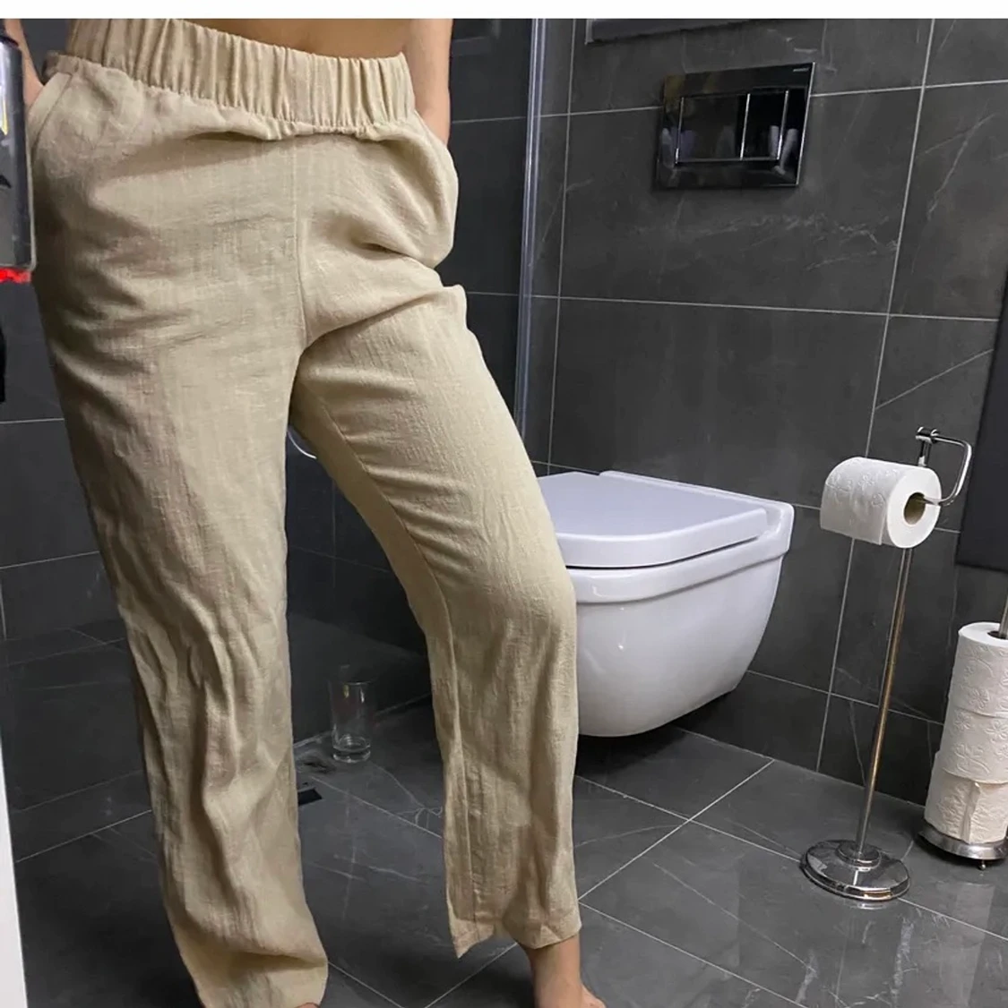 Linne byxor  - 90