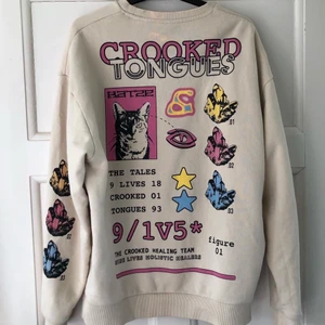 Crooked Tongues Sweatshirt  - Supersnygg sweatshirt från Crooked Tongues (asos)