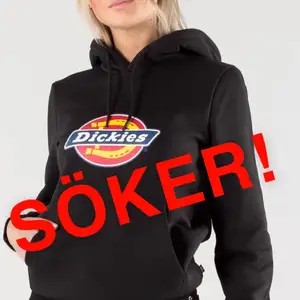 Söker den här dickies hoodie i xs elr i s för billigt pris, kontakta mig iaf💕💕
