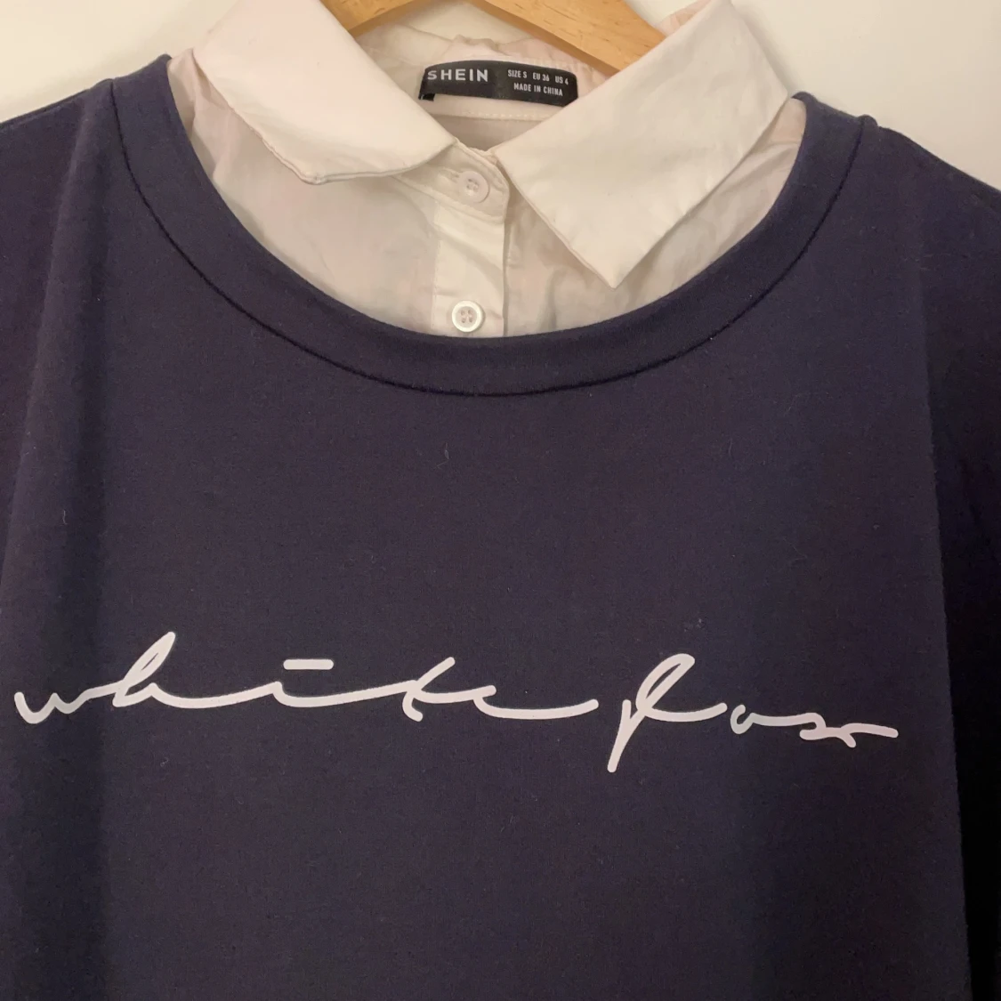 Sweatshirt med krage  - 91