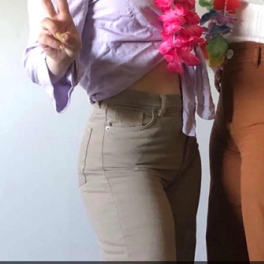 Yoko jeans i beiget - 91