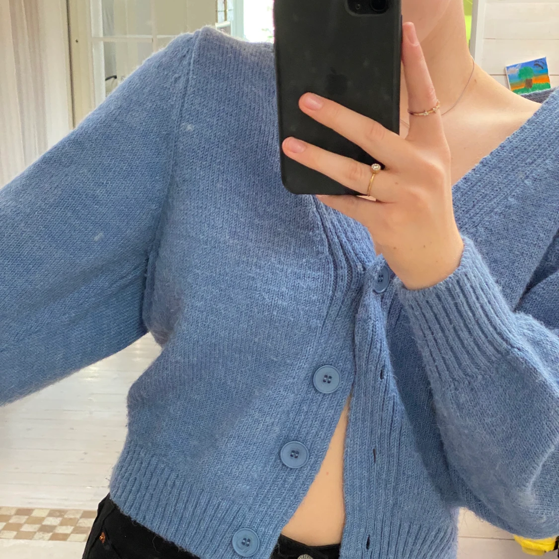 blå kofta 🤍 - 90