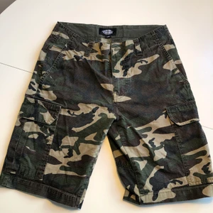 Shorts från Dickies (W30) - Camo-färgade Shorts från Dickies, passar både killar och tjejer som vill ha lite större skjorts i streetwear-stil, bra kvalité och håller länge