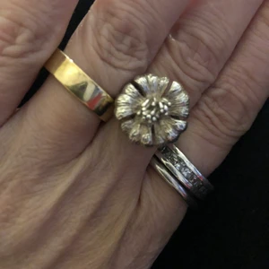 Ring 925 S - Underbar ovanlig äkta silverring 1 1/2 cm bredd storlek 20mm i diameter