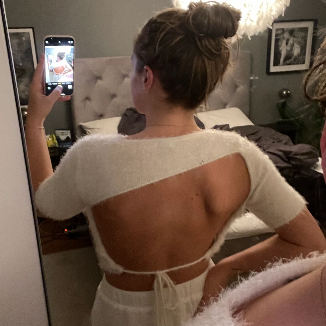 Topp med öppen rygg - 91