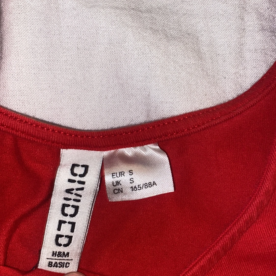 Croppat linne från H&M strl s - 90