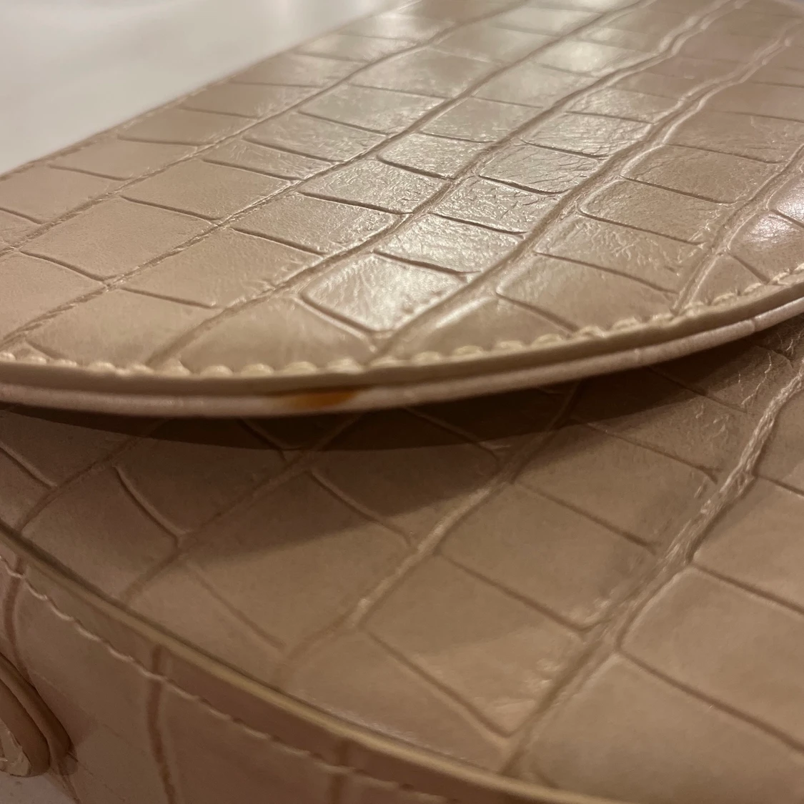 Beige axelväska - 91