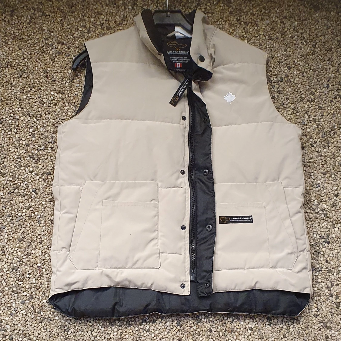 Åkta canada goose väst jacka